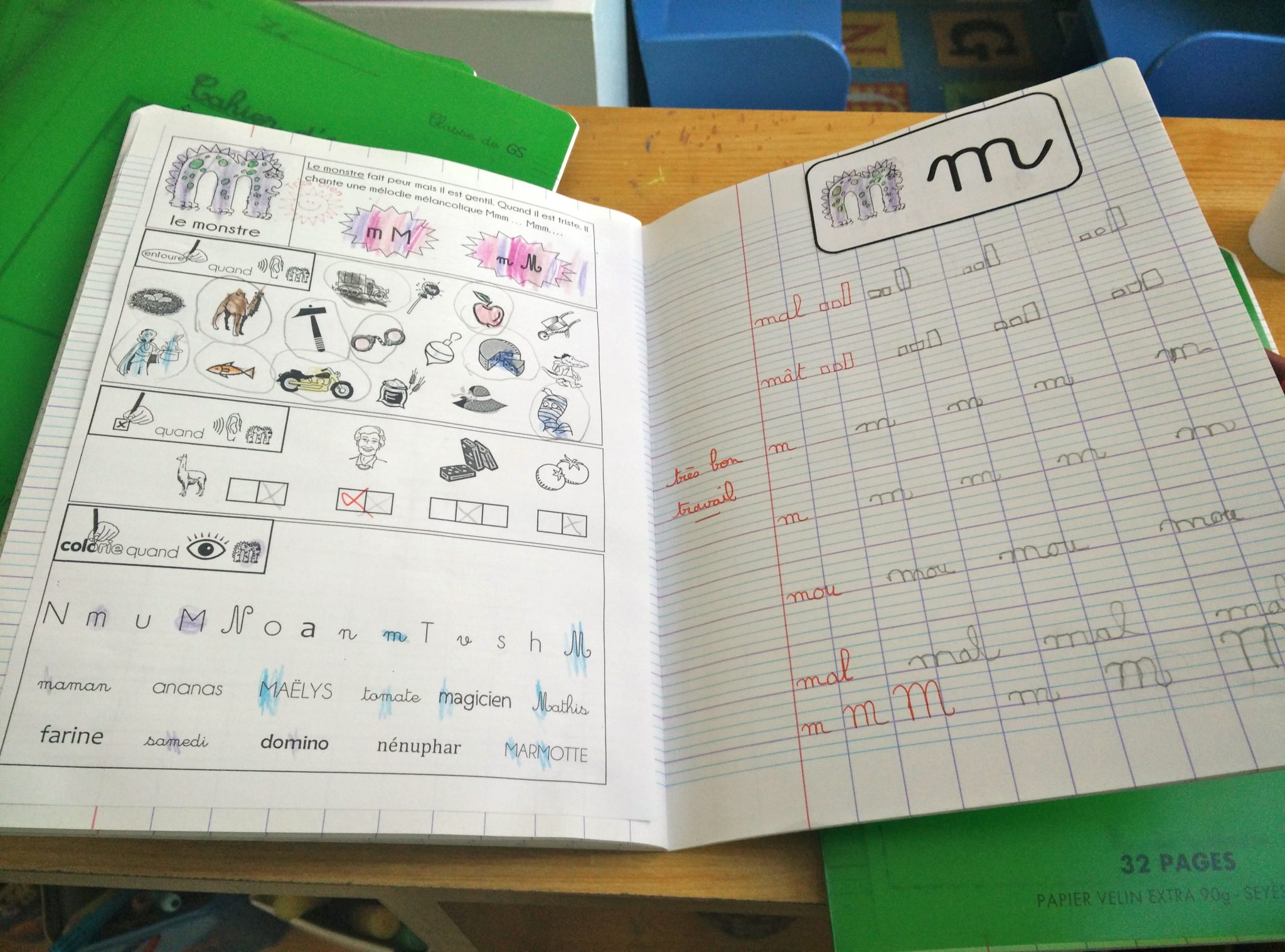 Cahier D Criture Maternelle Primanyc