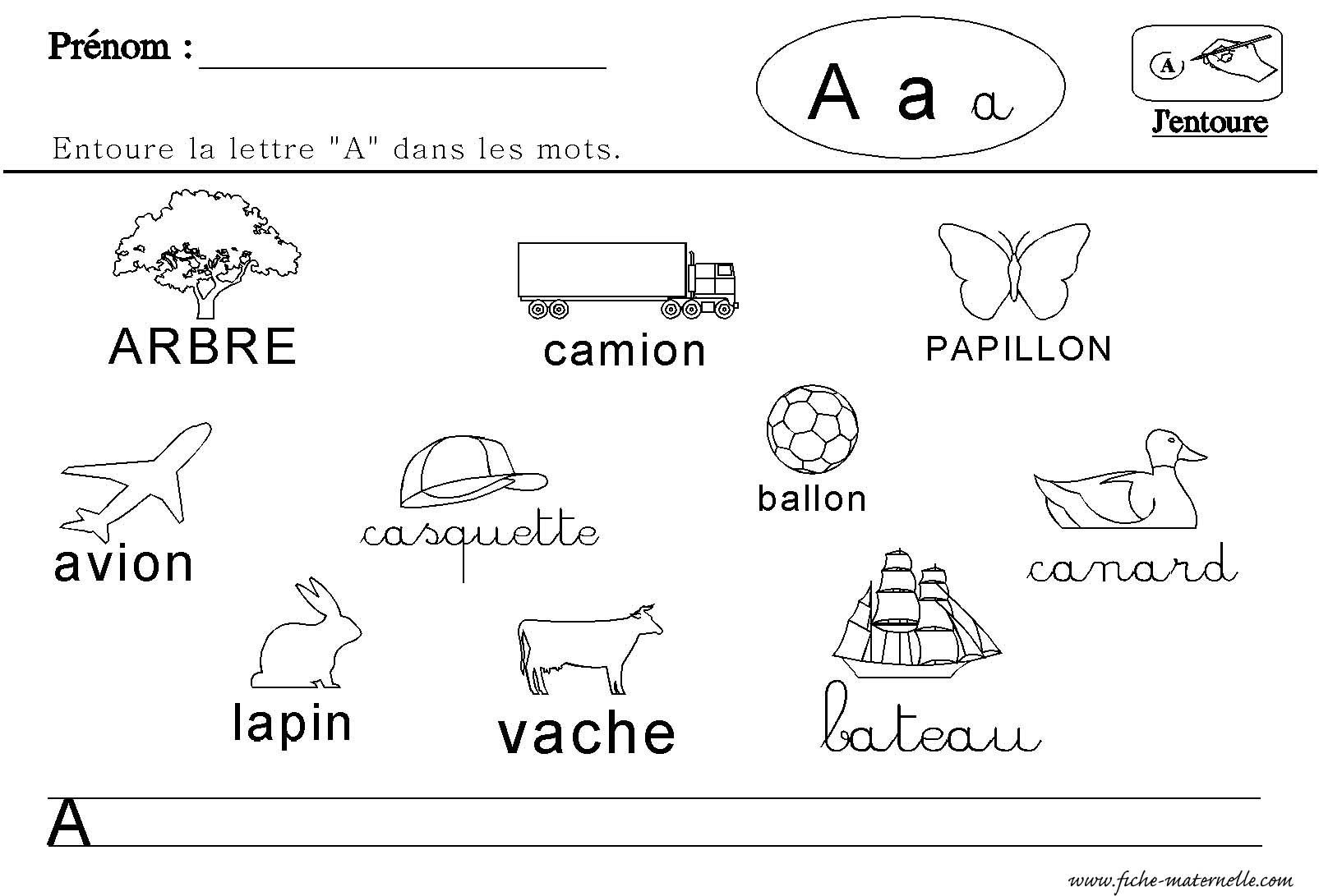 Activités Sur Les Lettres De L Alphabet En Maternelle PrimaNYC