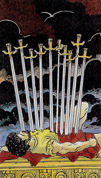 tarot 10 schwerter