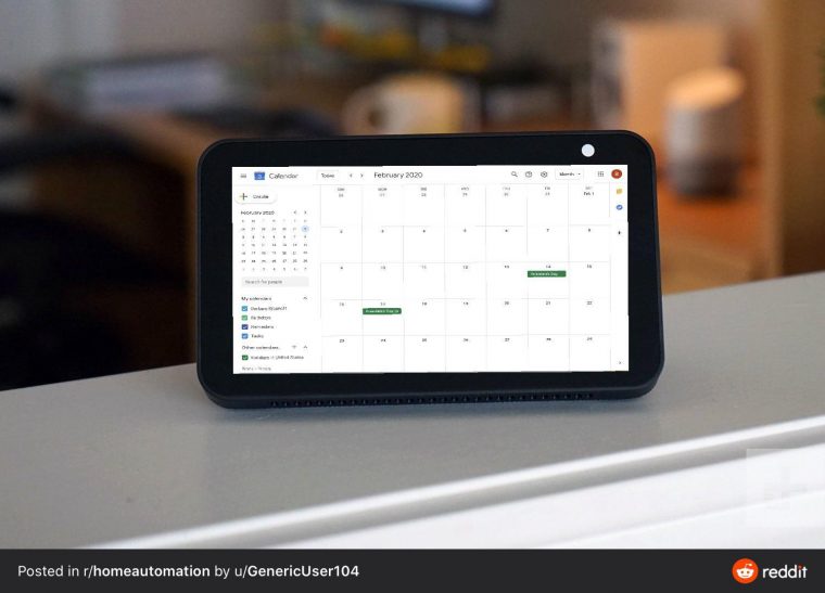 echo show kalender anzeigen