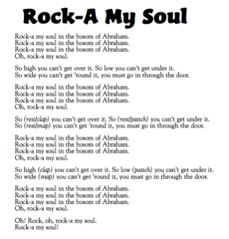 rock my soul text