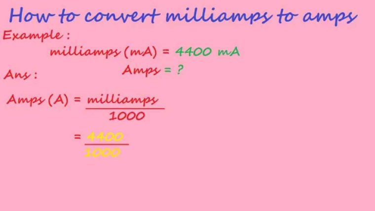 50 ma in ampere