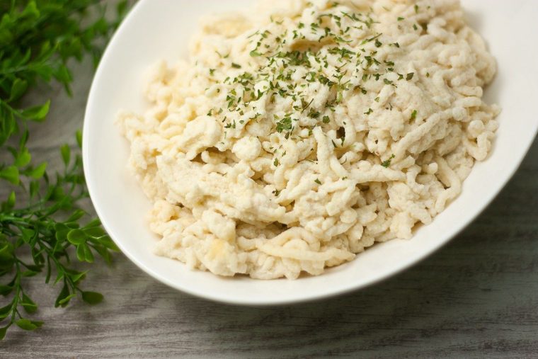 low carb spätzleteig mit quark