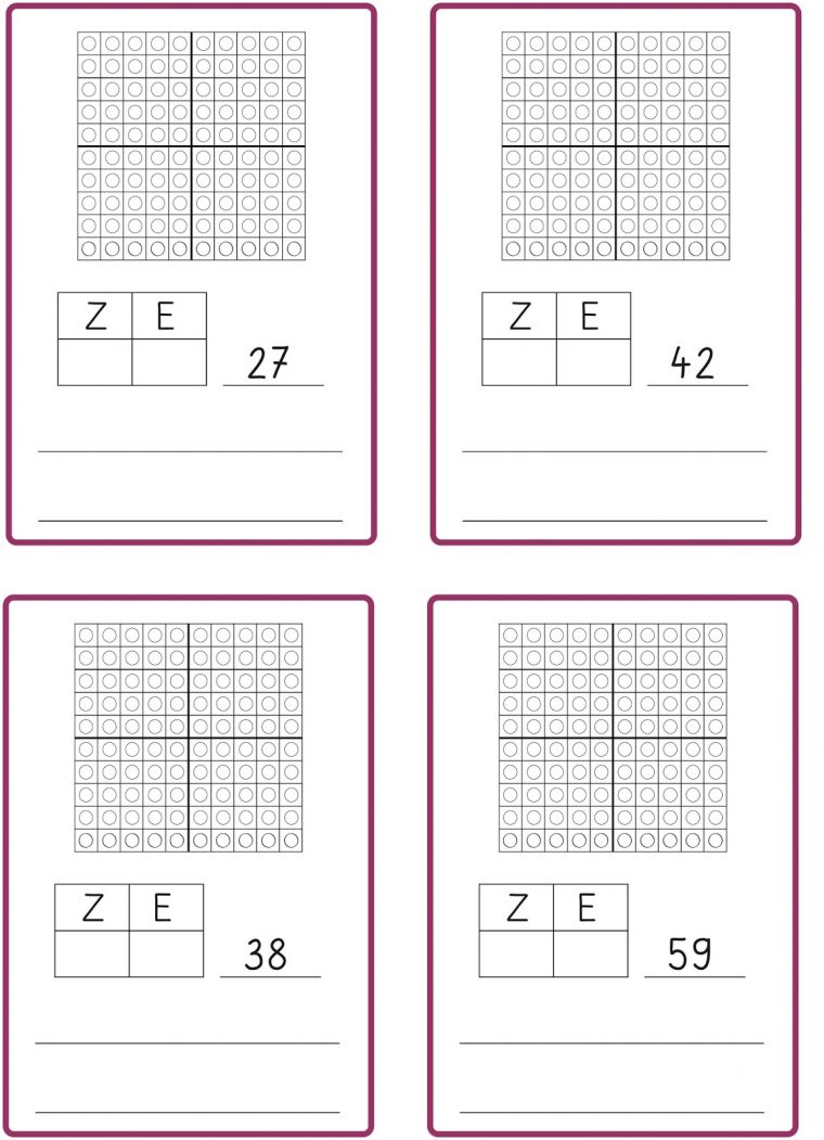 alle zahlen mit dem zehner 7