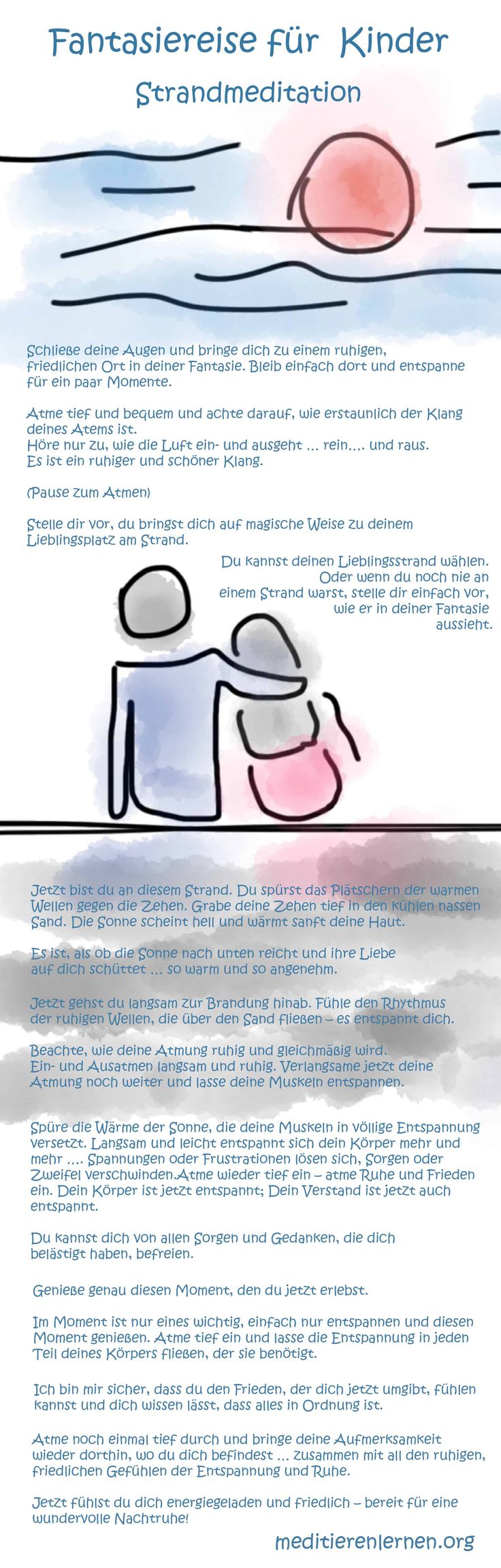 traumreise zum einschlafen text