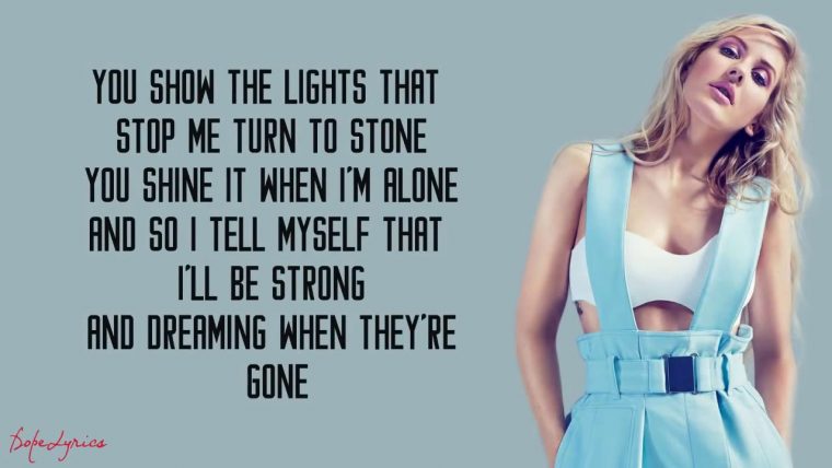 ellie goulding lights text