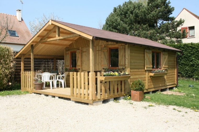 chalet de jardin en bois castorama