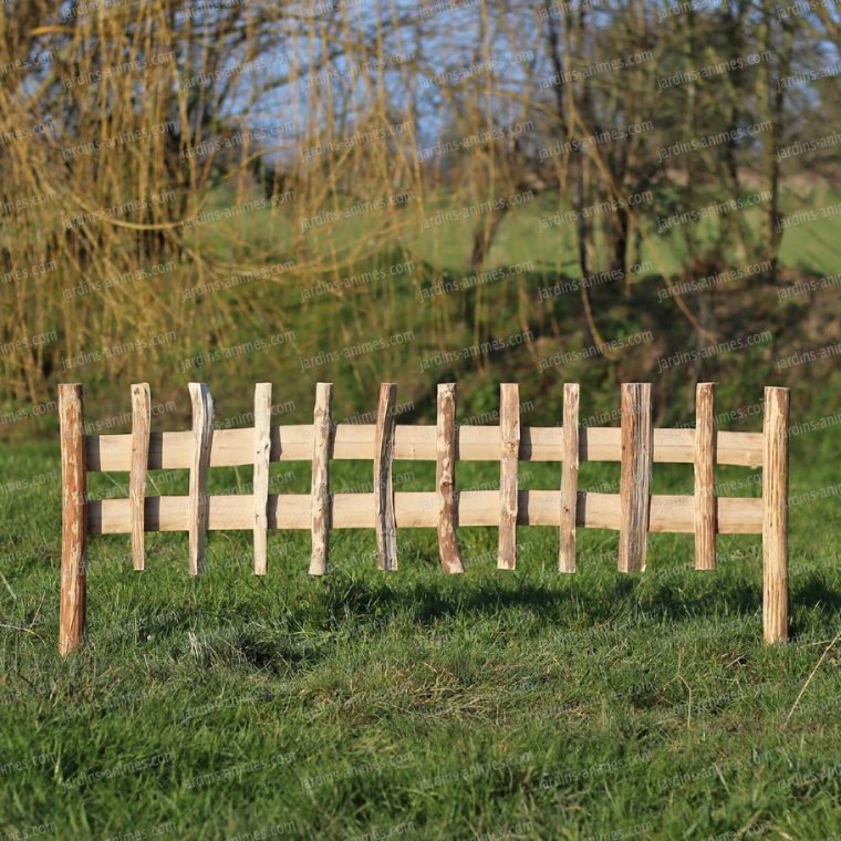 bordure bois pour jardin