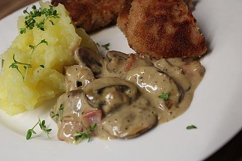 champignon soße ohne sahne