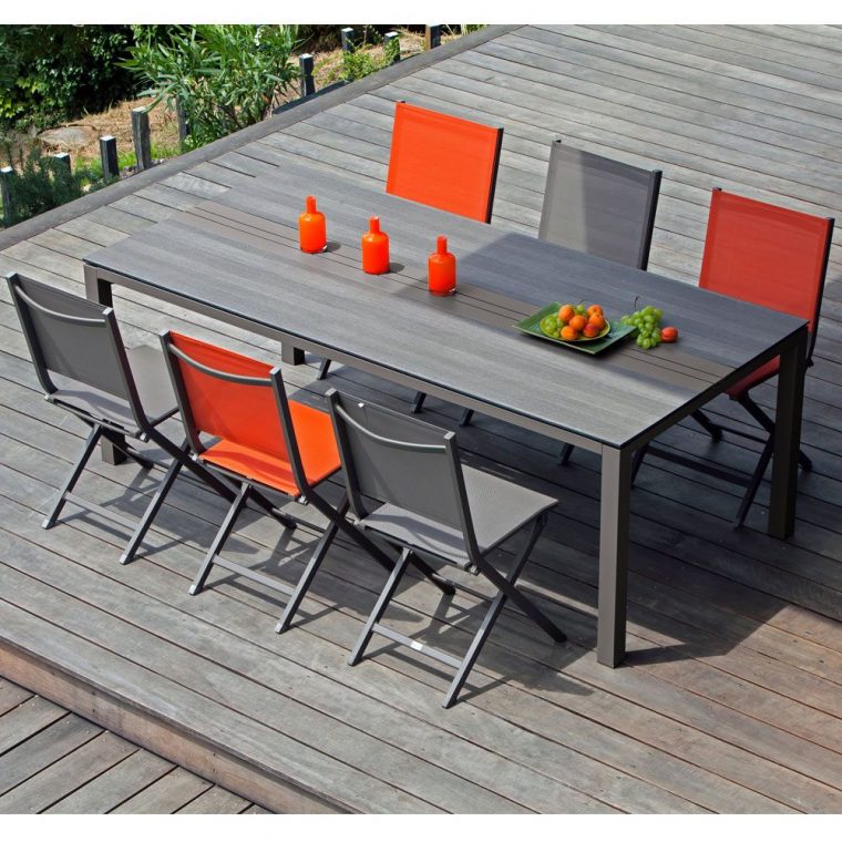 table jardin alu