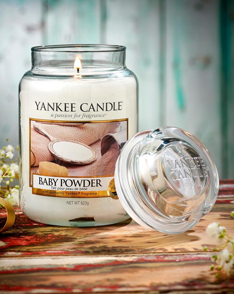 yankee candle baby powder