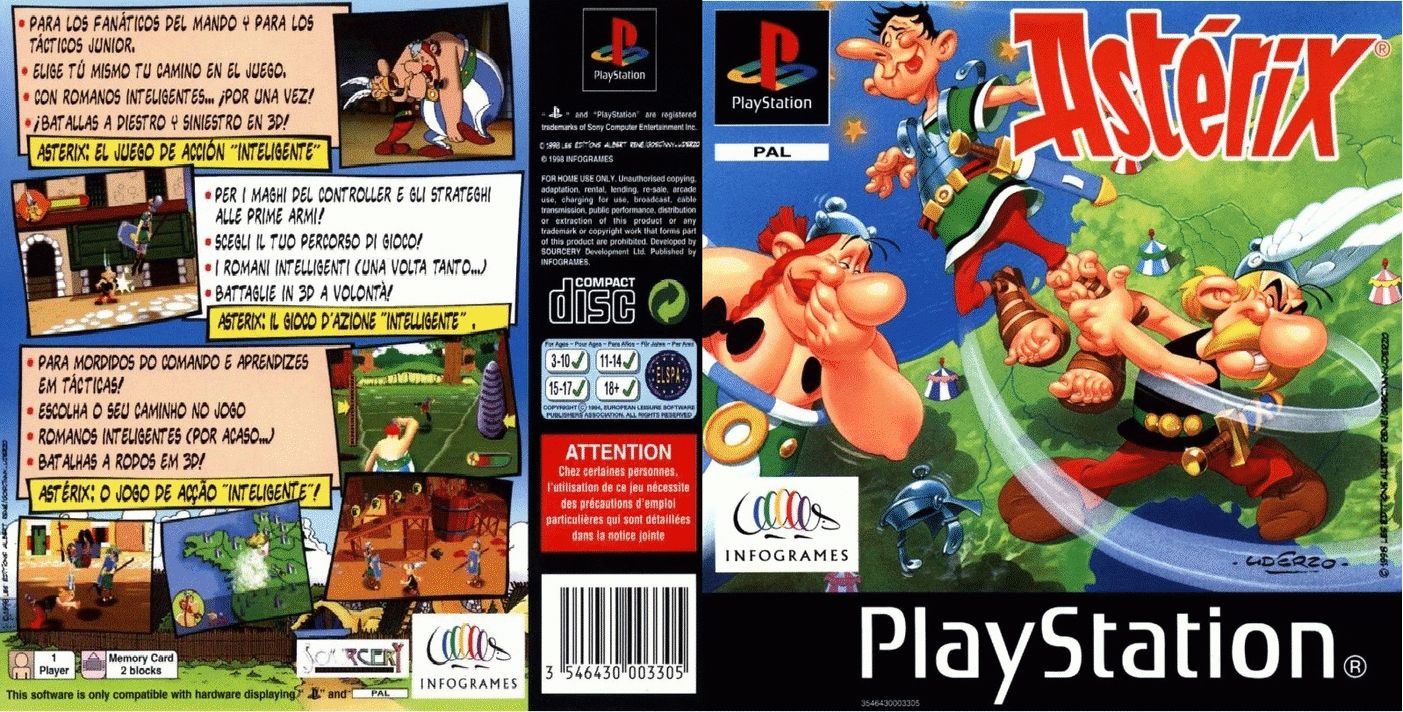 0 To Z Of Playstation 1 Games - Asterix concernant Jeu Pc Adibou