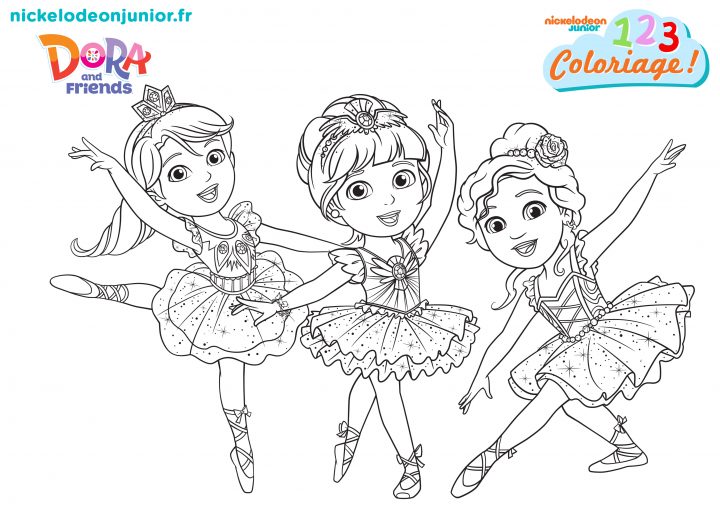 1, 2, 3 Coloriage ! | Dora And Friends : Au Coeur De La encequiconcerne Coloriage Dora Princesse