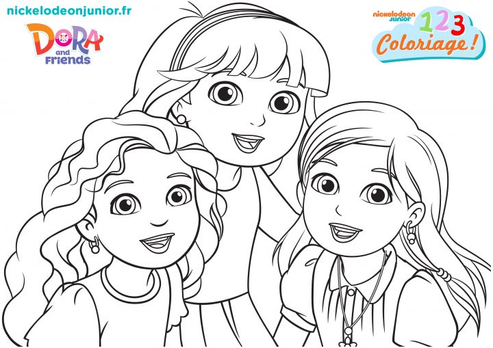 1, 2, 3 Coloriage ! | Dora And Friends : Au Coeur De La tout Coloriage Dora Princesse