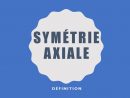1-Symétrie Axiale - Définition concernant Symetrie Axial