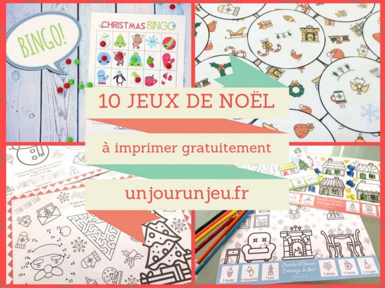 10 Activités De Noël À Imprimer Gratuitement Pour Amuser Vos à Activité 3 Ans Imprimer