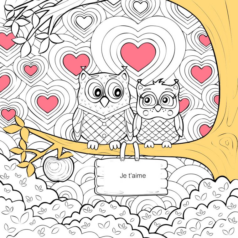 10 Coloriages De Coeurs Pour La Saint-Valentin avec Dessin Pour La Saint Valentin