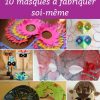10 Masques De Carnaval À Fabriquer |La Cour Des Petits serapportantà Masque Papillon À Imprimer