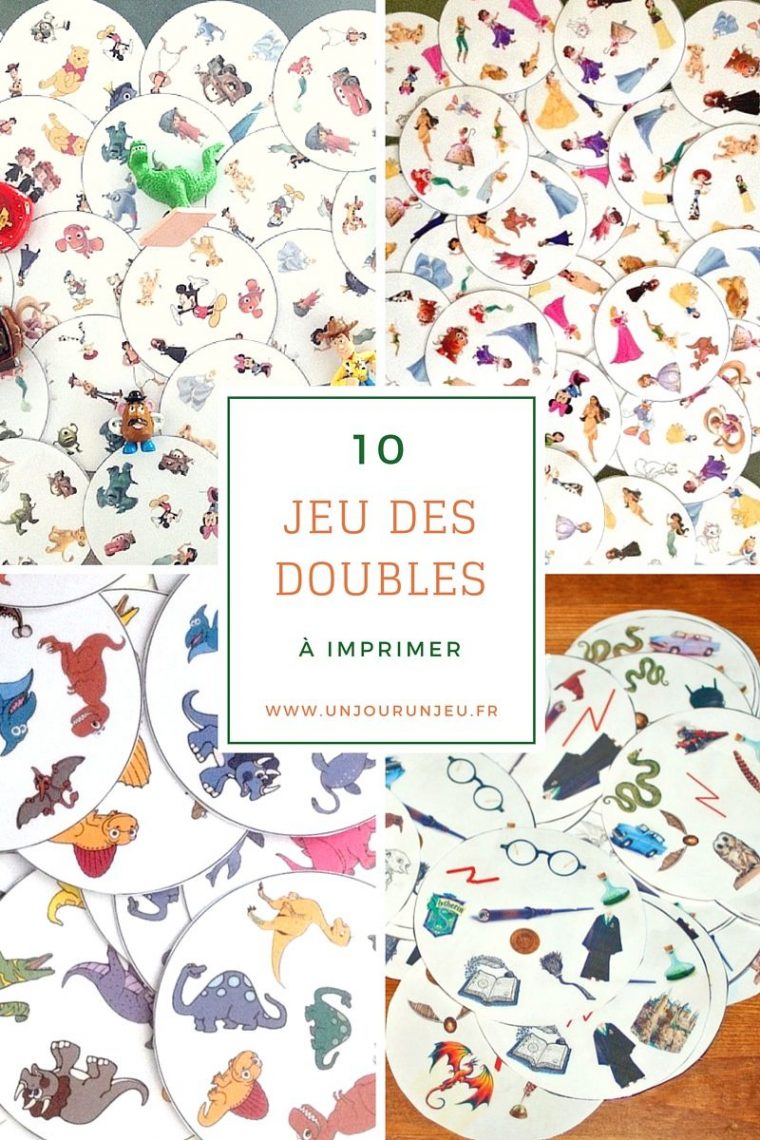 10 Versions Du Jeu Des Doubles À Imprimer Gratuitement concernant Jeux Gratuits À Imprimer Pour Adultes