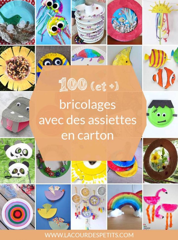 100 (Et +) Activités Manuelles Avec Des Assiettes En Carton à Activité Manuelle 4 Ans