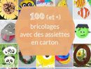 100 (Et +) Activités Manuelles Avec Des Assiettes En Carton à Decoupage Pour Enfant