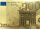 100 Euros Or - 1 Gr Gold - Billet De Banque - Goldsilver.be tout Billet De 100 Euros À Imprimer