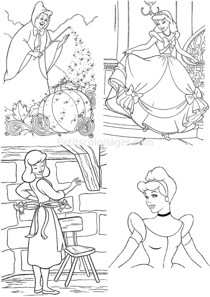 115 Dessins De Coloriage Cendrillon À Imprimer encequiconcerne Cendrillon Dessin A Imprimer