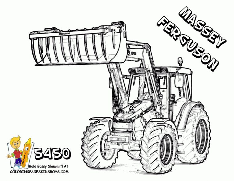 117 Dessins De Coloriage Tracteur À Imprimer pour Dessin De Tracteur À Colorier