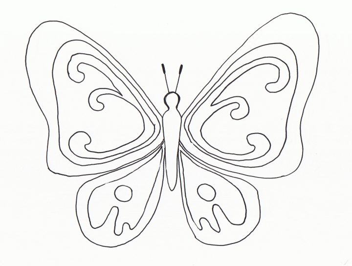 119 Dessins De Coloriage Papillon À Imprimer à Dessin A Imprimer Papillon Gratuit