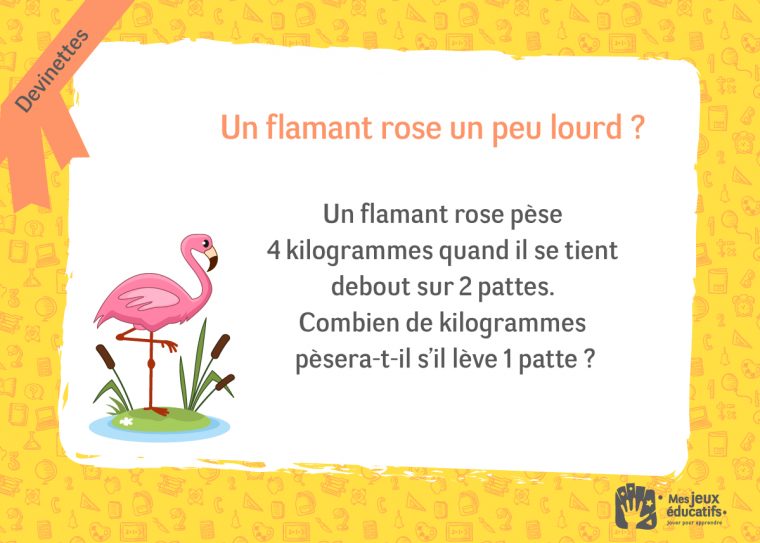 12 Devinettes Et Énigmes Pour Enfants > Mes Jeux Educatifs dedans Jeux Gratuits Pour Enfants De 3 Ans