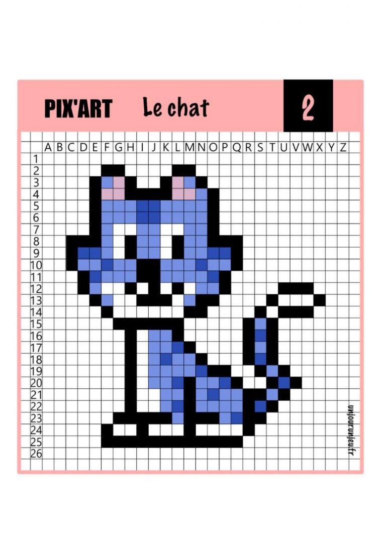 12 Modèles De Pixel Art Animaux À Télécharger Gratuitement encequiconcerne Jeux Dessin Pixel