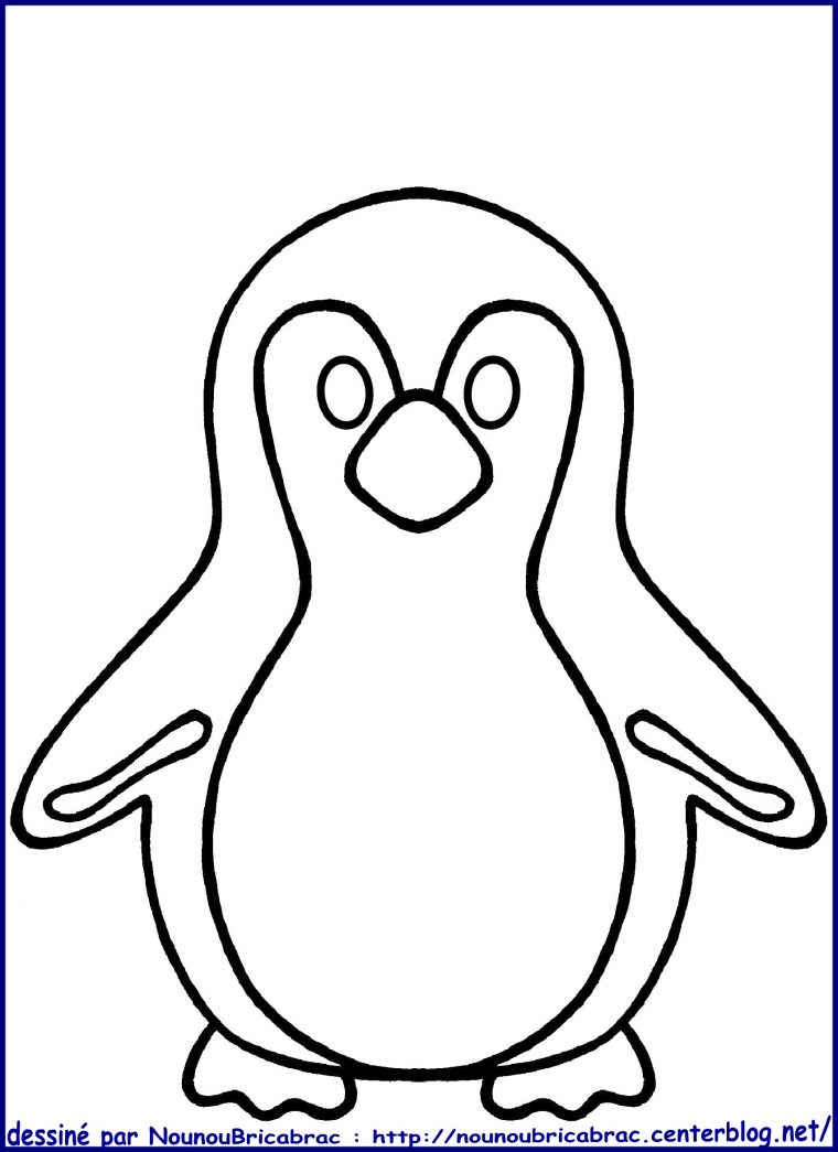 120 Dessins De Coloriage Pingouin À Imprimer concernant Modele De Dessin Gratuit