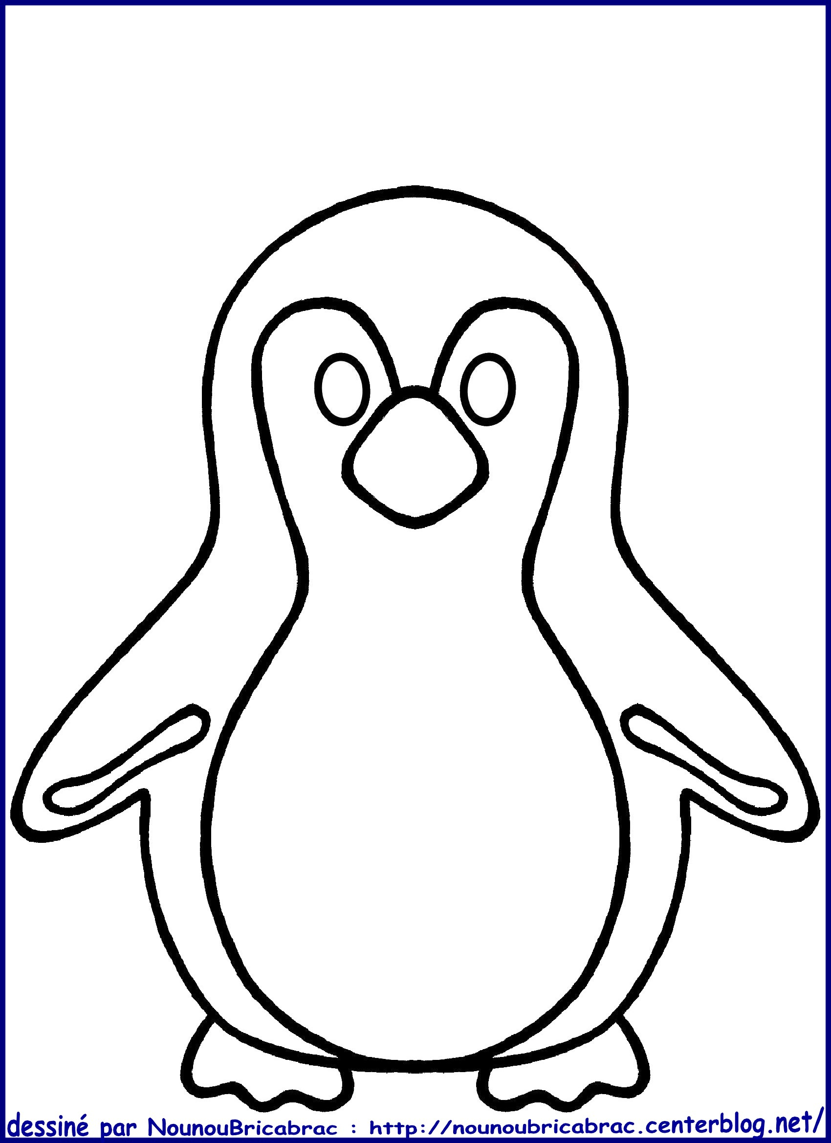 120 Dessins De Coloriage Pingouin À Imprimer concernant Modele De Dessin Gratuit
