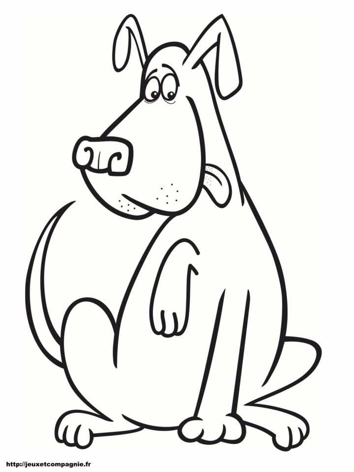 126 Dessins De Coloriage Chien À Imprimer serapportantà Coloriage De Chiot A Imprimer