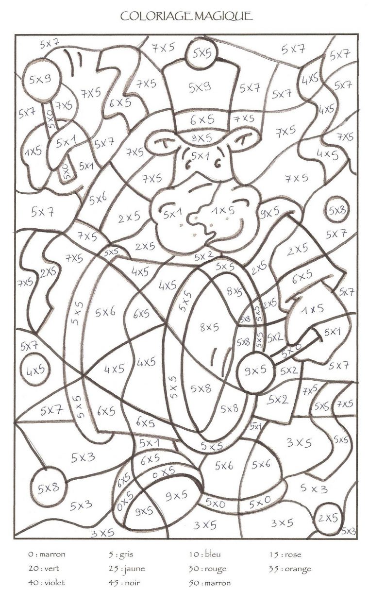 128 Dessins De Coloriage Magique Cp À Imprimer pour Coloriage Magique Français Cp