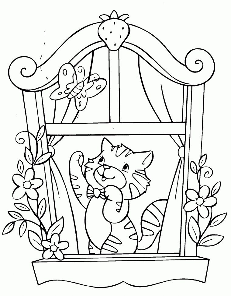 131 Dessins De Coloriage Chat À Imprimer à Coloriage De Chat De Noel