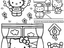 143 Dessins De Coloriage Hello Kitty À Imprimer encequiconcerne Hello Kitty À Dessiner