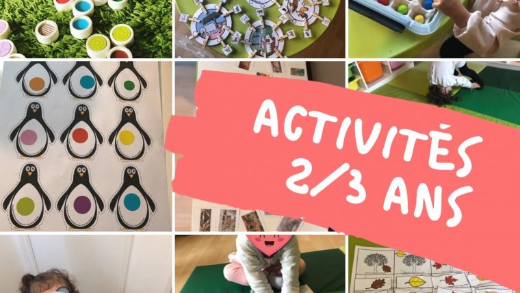 15 Idées D'activités Pour Les 2/3 Ans tout Activité 2 3 Ans