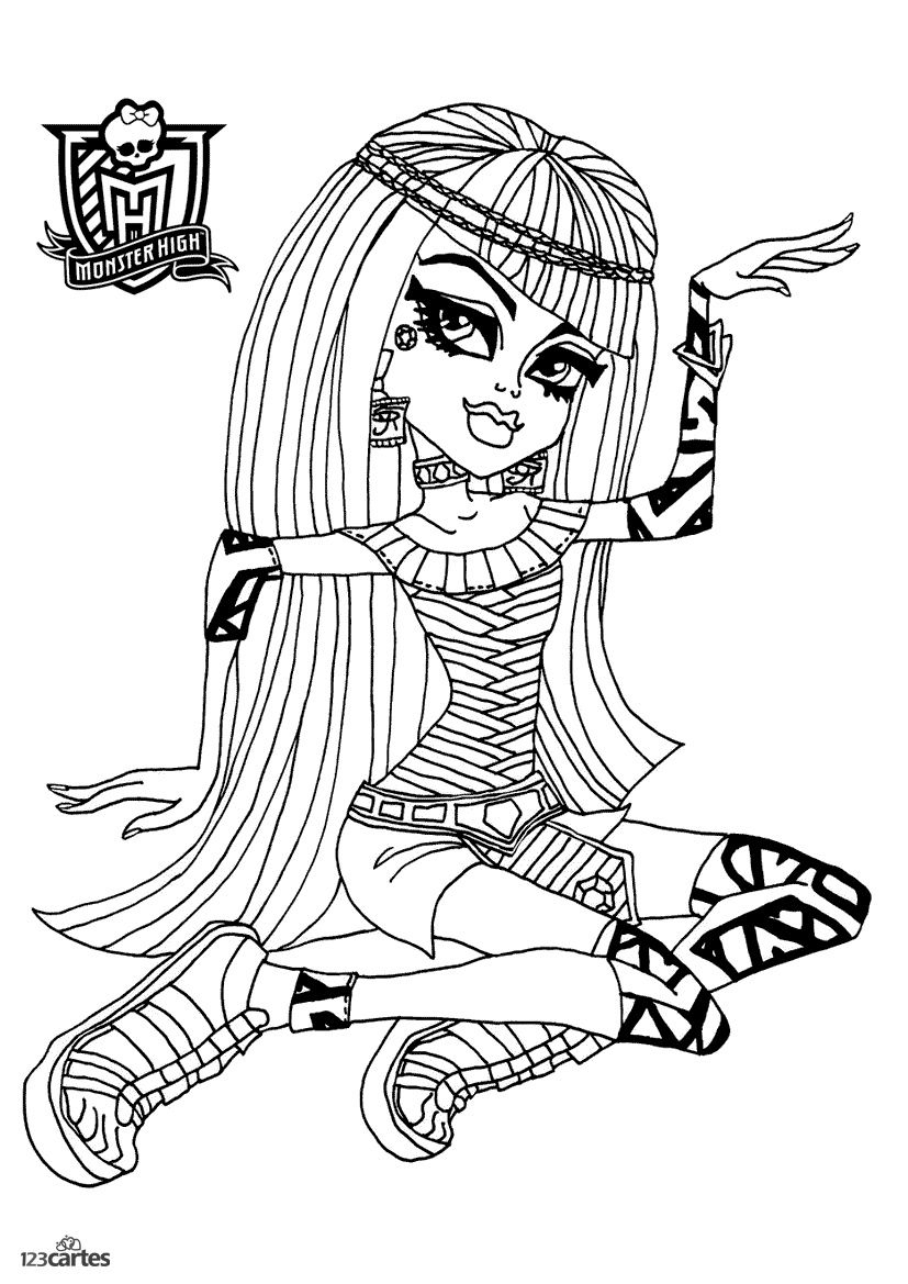 16 Coloriages Monster High Di 2020 pour Image Monster High A Imprimer