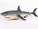 19 Pouces Grande Taille Megalodon Grand Requin Blanc Jouet Modèle Moulé  Sous Pression Modèle Figure Jouet Cadeau pour Jeux Gratuit Requin Blanc