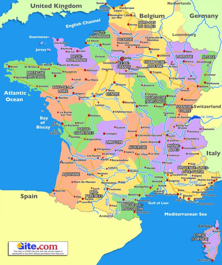 19Bd Carte France Region | Wiring Resources concernant Carte De La France Région