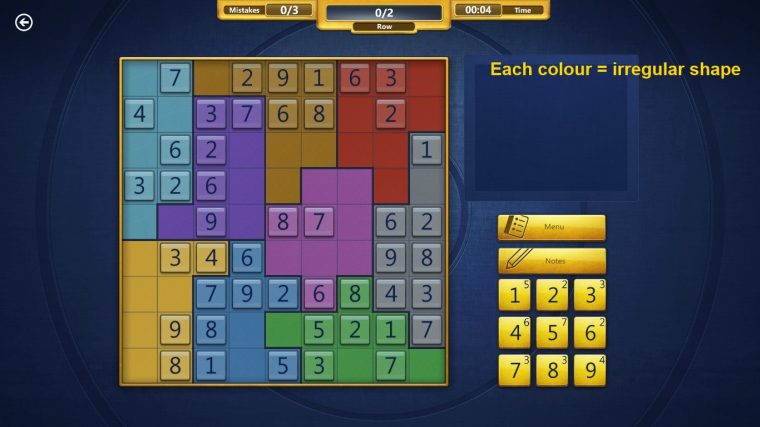 2. General Hints And Tips – Microsoft Sudoku (Win 8) Walkthrough serapportantà Sudoku Gs