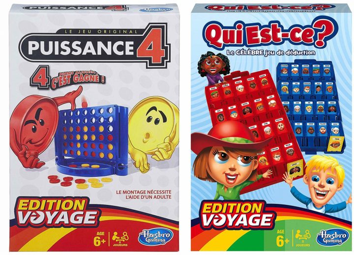 2 Jeux Edition Voyage : Puissance 4 Et Qui Est-Ce ? pour Jeux Du Puissance 4