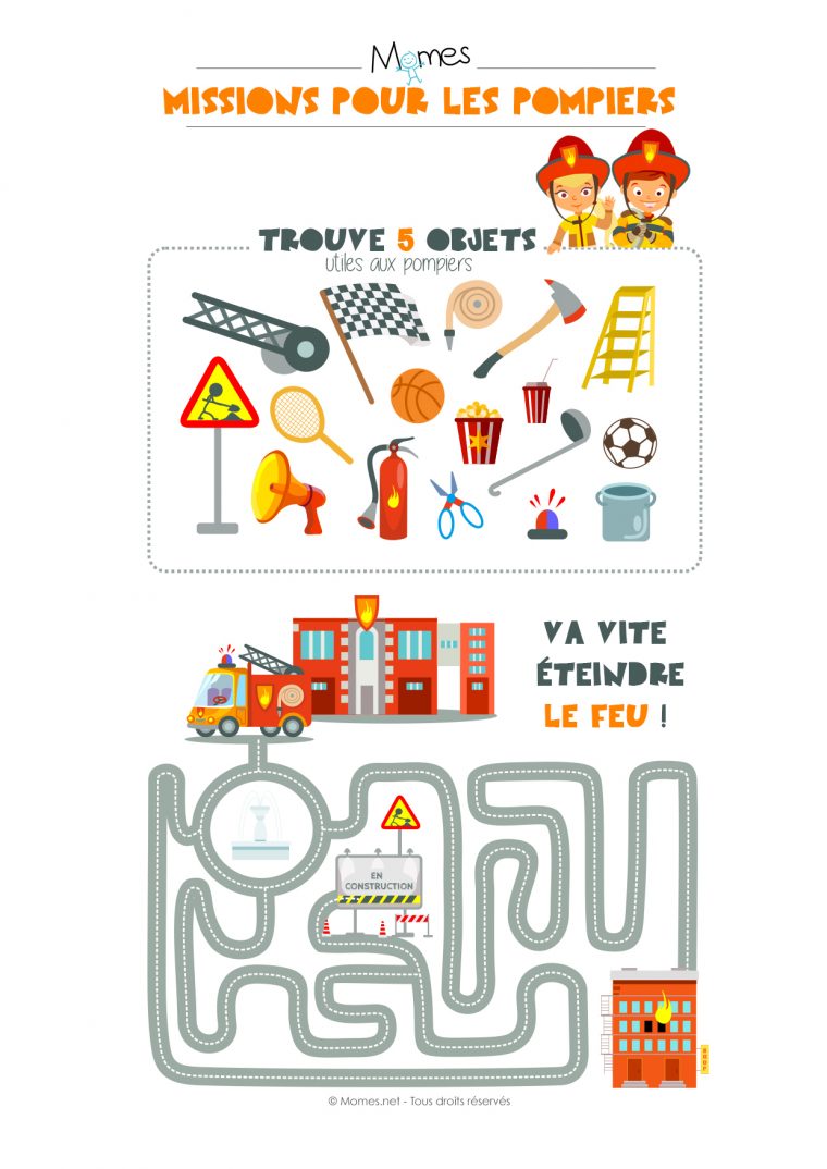 2 Missions Pour Les Pompiers – Momes pour Jeux Pour Enfant De 4 Ans