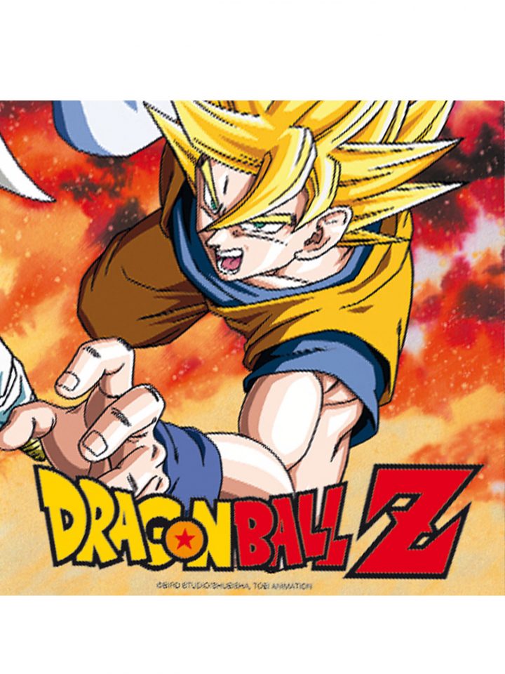 20 Serviettes En Papier Dragon Ball Z™ 33 X 33 Cm à Dessin Animé De Dragon Ball Z