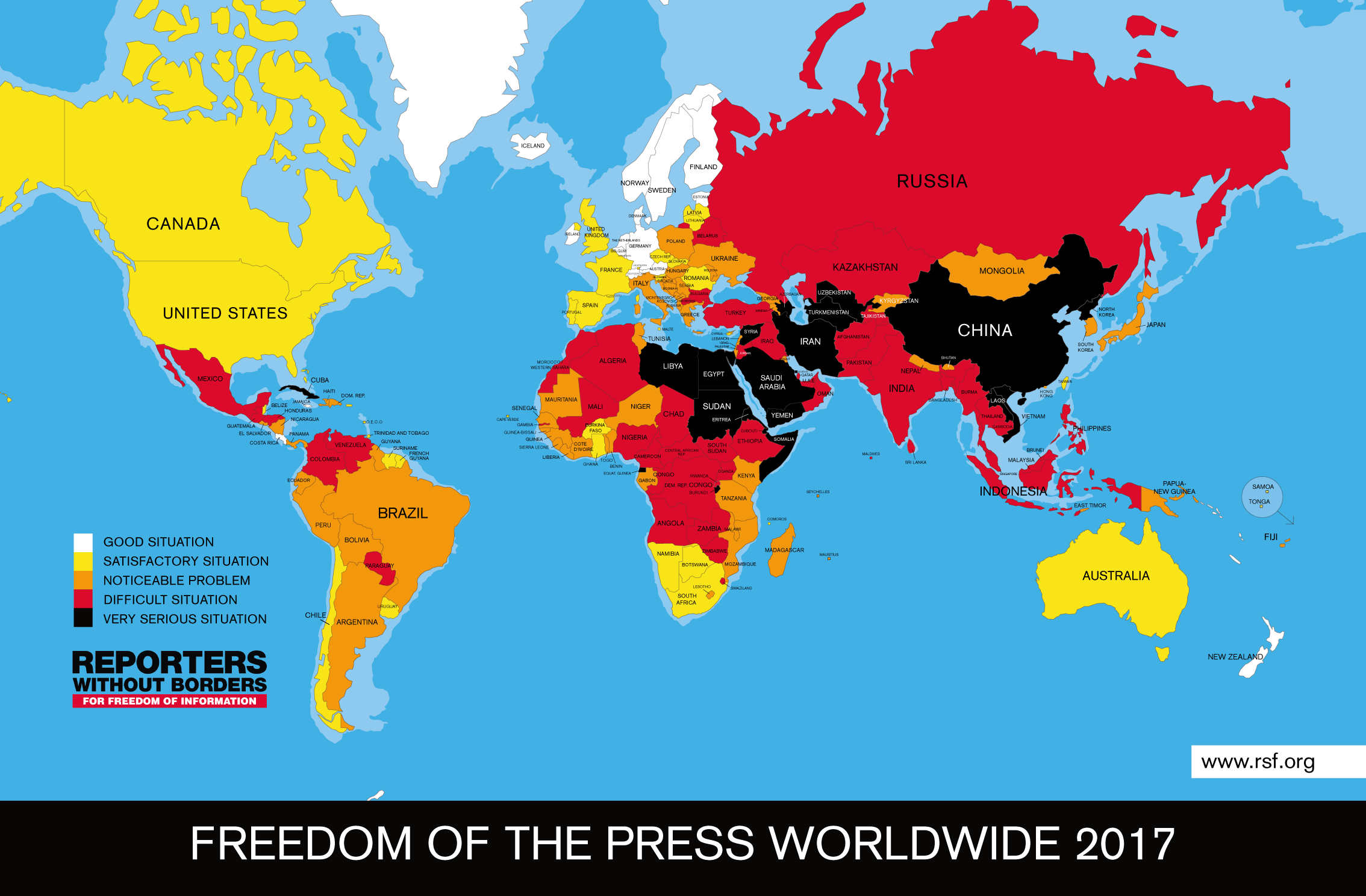 2017 World Press Freedom Index – Tipping Point | Rsf intérieur Carte Europe 2017