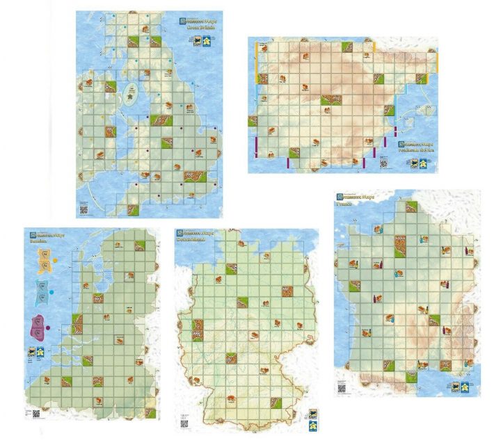 2019 Nouveau Carcassonne Cartes: France-Bretagne Péninsule concernant Jeu Carte De France