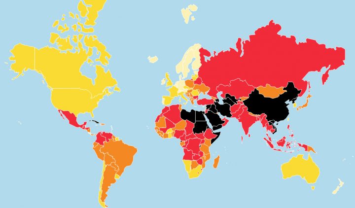 2019 World Press Freedom Index | Rsf dedans Carte Europe 2017