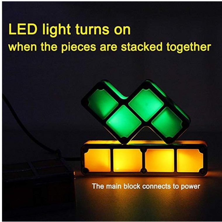 2020 2019 Upgrade Diy Tetris Night Light Colorful Stackable Tangram Puzzles  Led Induction Interlocking Lamp 3D Toys From Supaonline, $20.3 | serapportantà Tangram En Ligne