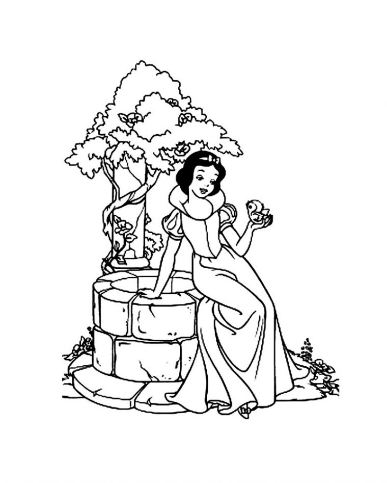 21 Dessins De Coloriage Blanche Neige À Imprimer encequiconcerne Coloriage De Blanche Neige À Imprimer